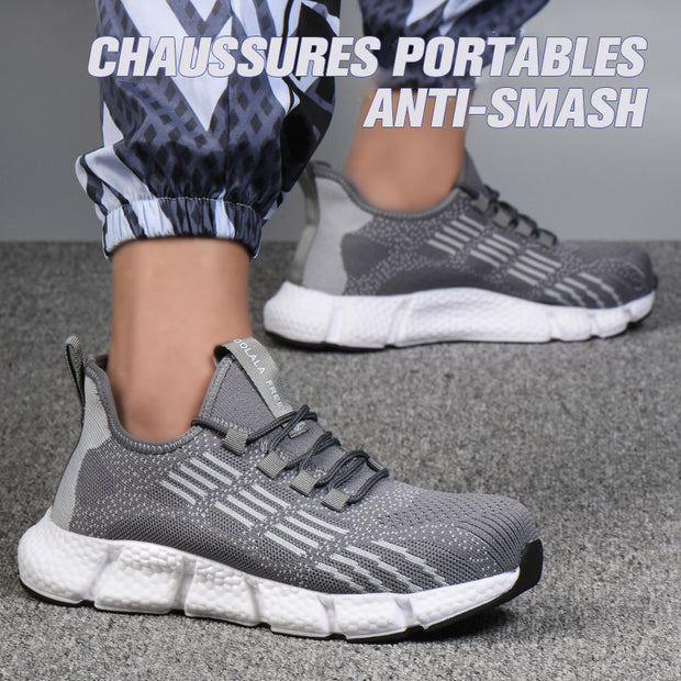 Fizzhiss  Chaussures de sécurité légères anti-smash et anti-crevaison pour quatre saisons