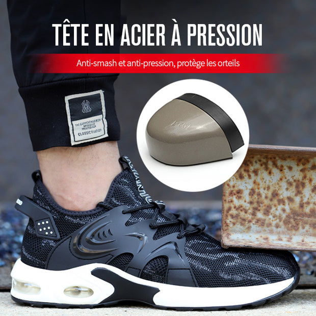 Fizzhiss S3 nouvelles chaussures de protection résistantes à l'usure