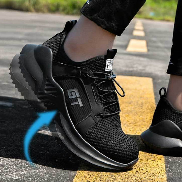 Fizzhiss Nouvelles chaussures de sécurité anti-crevaison pour hommes quatre saisons