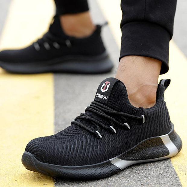 Fizzhiss Chaussures de sécurité respirantes, résistantes aux chocs et aux perforations