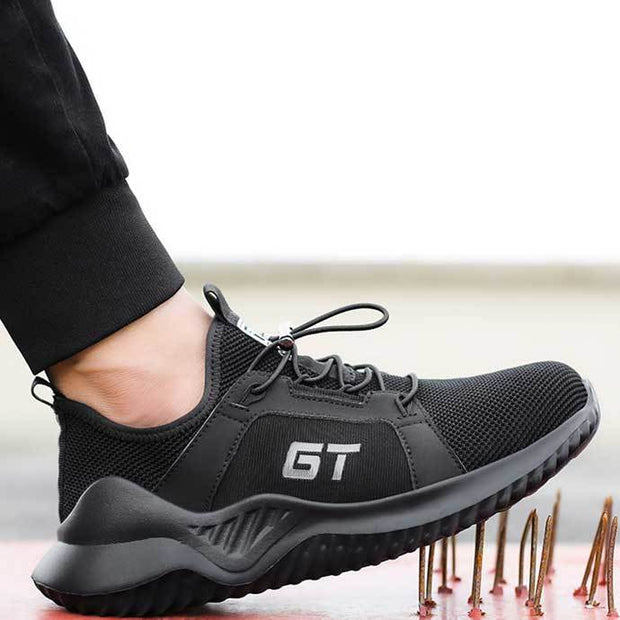 Fizzhiss Nouvelles chaussures de sécurité anti-crevaison pour hommes quatre saisons