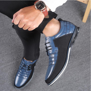 Fizzhiss Chaussures en cuir décontractées pour hommes