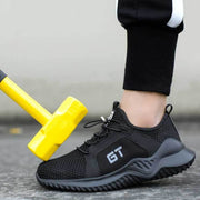 Fizzhiss Nouvelles chaussures de sécurité anti-crevaison pour hommes quatre saisons