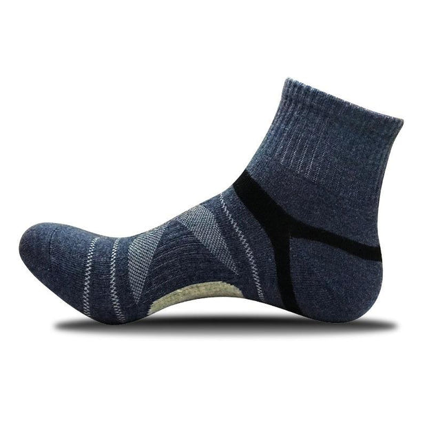 Chaussette de compression noir et grise