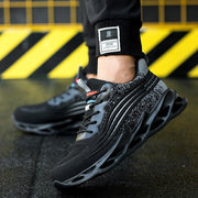 Fizzhiss Chaussures de sécurité au travail anti-smash et anti-crevaison à la mode