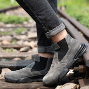 Fizzhiss  Chaussures de sécurité basses antidérapantes en cuir suédé résistant aux éclaboussures