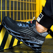 Fizzhiss Chaussures de sécurité au travail anti-smash et anti-crevaison à la mode