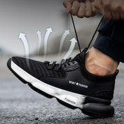 Fizzhiss  Chaussures de travail résistantes à l'usure, respirantes, anti-bris et anti-crevaison d'été