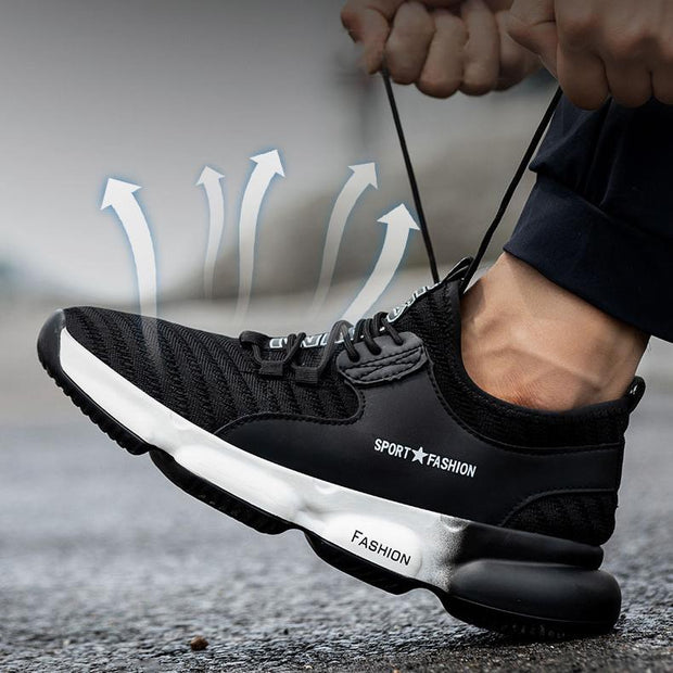 Fizzhiss  Chaussures de travail résistantes à l'usure, respirantes, anti-bris et anti-crevaison d'été
