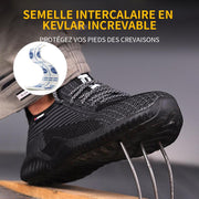 Fizzhiss Chaussures de travail isolantes, antidérapantes et résistantes aux perforations