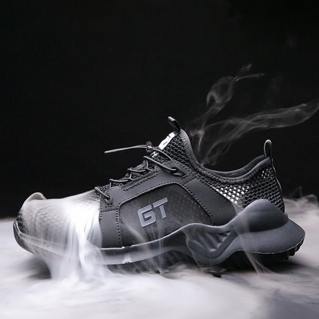 Fizzhiss Nouvelles chaussures de sécurité anti-crevaison pour hommes quatre saisons
