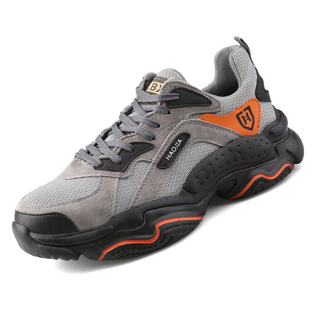 Fizzhiss Chaussures de travail de sécurité respirantes quatre saisons anti-smash et anti-coup