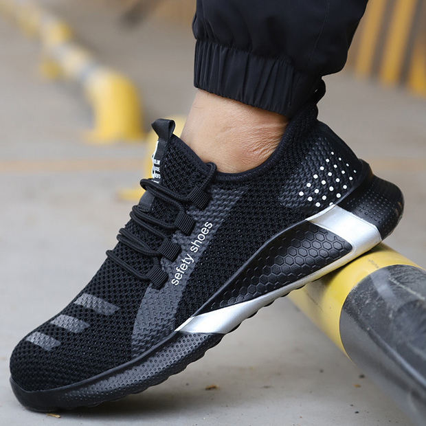 Fizzhiss Chaussures de protection respirantes pour hommes