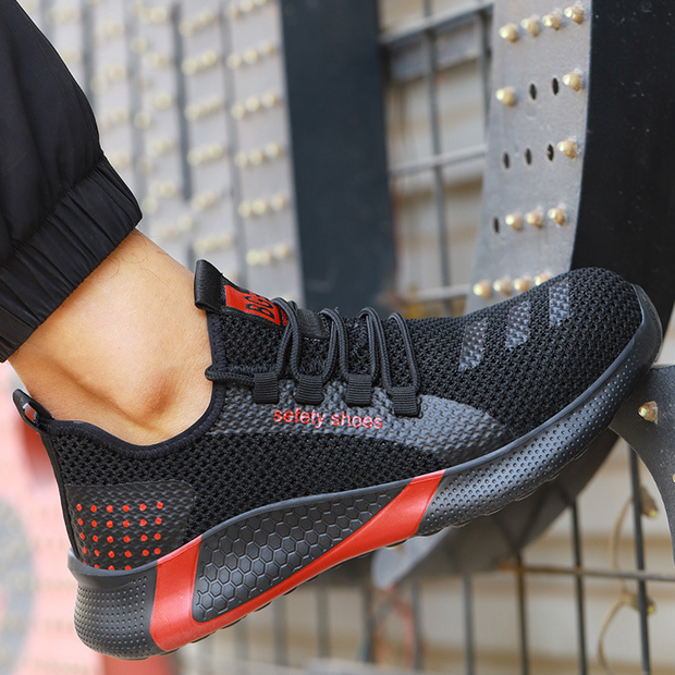 Fizzhiss Chaussures de protection respirantes pour hommes