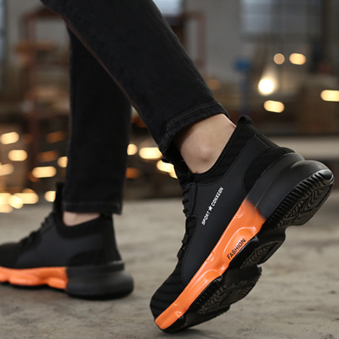 Fizzhiss  Chaussures de travail résistantes à l'usure, respirantes, anti-bris et anti-crevaison d'été