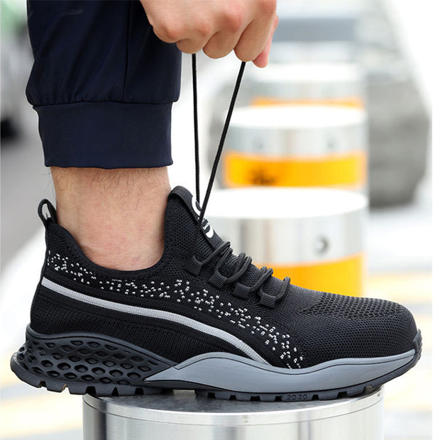 Fizzhiss   2021 nouvelles chaussures de sécurité respirantes, incassables et anti-perçage