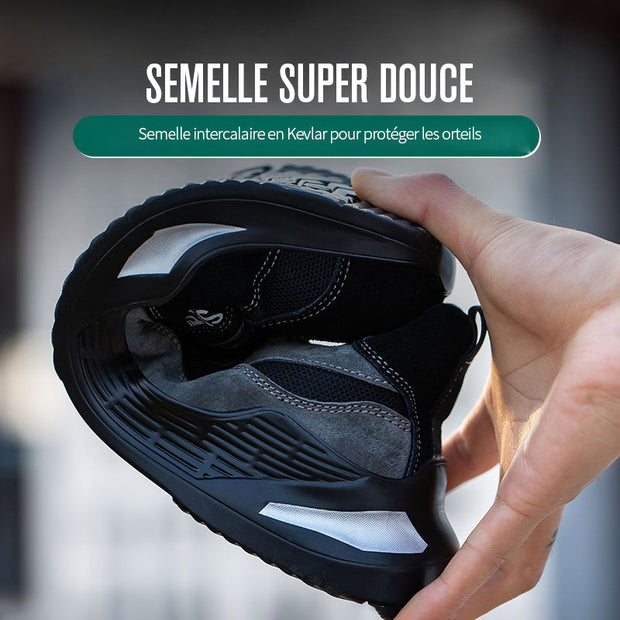 Fizzhiss  Chaussures de protection légères avec embout en acier pour l'automne et l'hiver