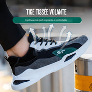 Fizzhiss  Chaussures de protection légères avec embout en acier pour l'automne et l'hiver