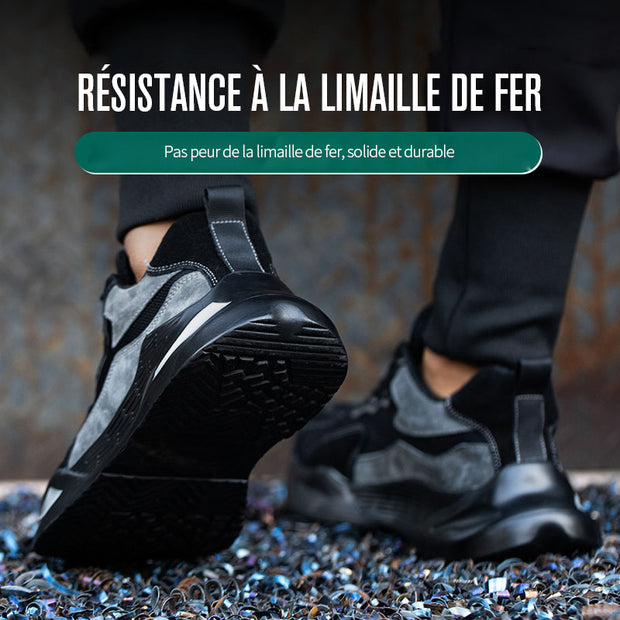 Fizzhiss  Chaussures de protection légères avec embout en acier pour l'automne et l'hiver