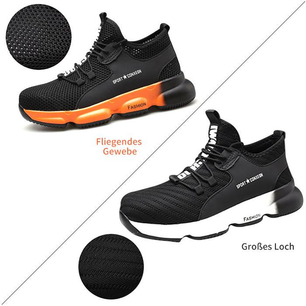 Fizzhiss  Chaussures de travail résistantes à l'usure, respirantes, anti-bris et anti-crevaison d'été