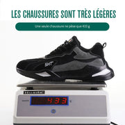 Fizzhiss  Chaussures de protection légères avec embout en acier pour l'automne et l'hiver