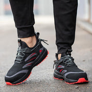 Fizzhiss Chaussures de travail de protection légères et confortables antidérapantes et résistantes à l'usure