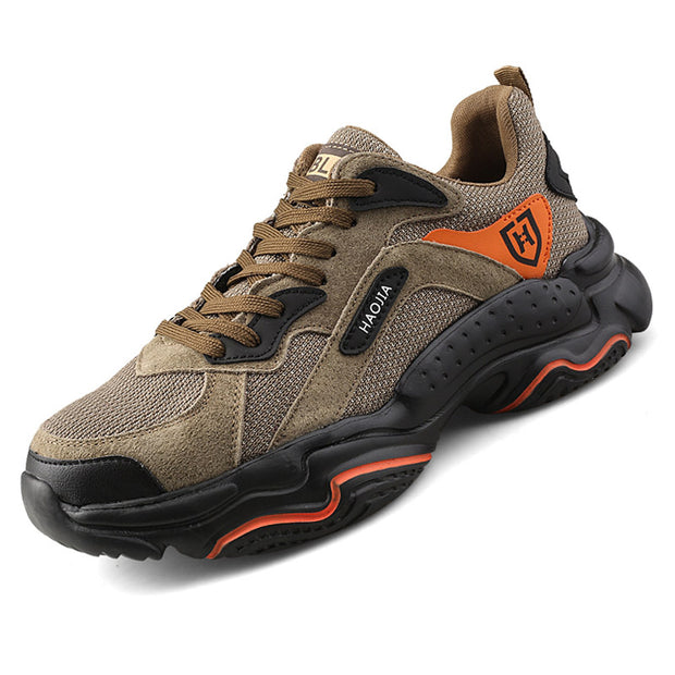 Fizzhiss Chaussures de travail de sécurité respirantes quatre saisons anti-smash et anti-coup