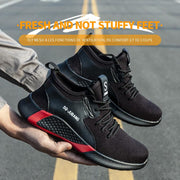 Fizzhiss Chaussures de travail respirantes, increvables et increvables