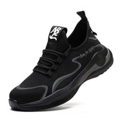 Fizzhiss Chaussures de protection d'été respirantes, confortables et élégantes, résistantes aux crevaisons