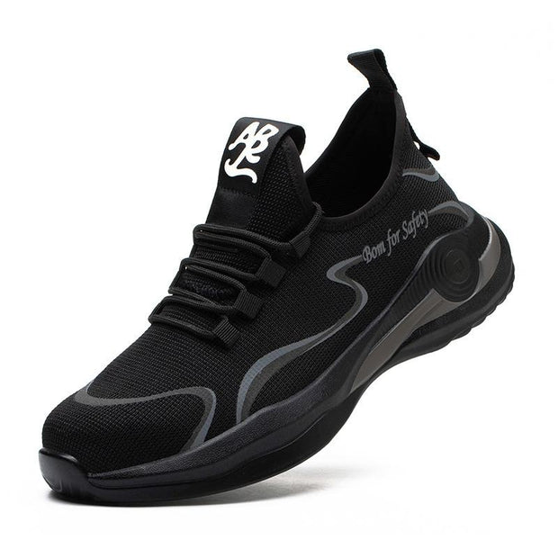 Fizzhiss Chaussures de protection d'été respirantes, confortables et élégantes, résistantes aux crevaisons
