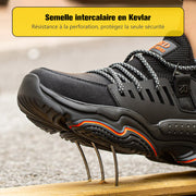 Fizzhiss Chaussures de sécurité légères, imperméables, antidérapantes et résistantes à l'usure