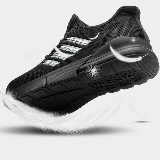 Fizzhiss Chaussures de sécurité légères et respirantes, à la mode hiver, résistantes à l'usure