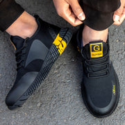 Fizzhiss Chaussures de travail  à semelles souples en caoutchouc anti-smash et anti-crevaison