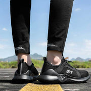 Fizzhiss Nouvelles chaussures de sécurité anti-crevaison pour hommes quatre saisons