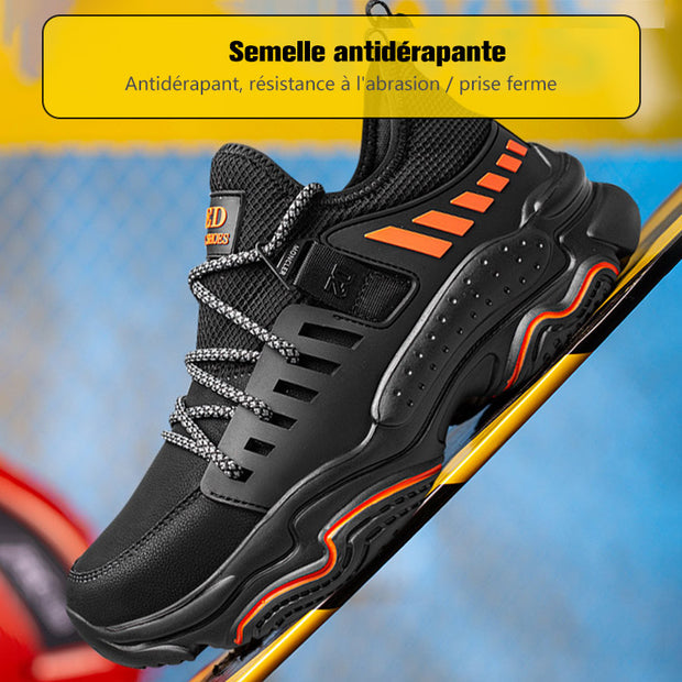 Fizzhiss Chaussures de sécurité légères, imperméables, antidérapantes et résistantes à l'usure