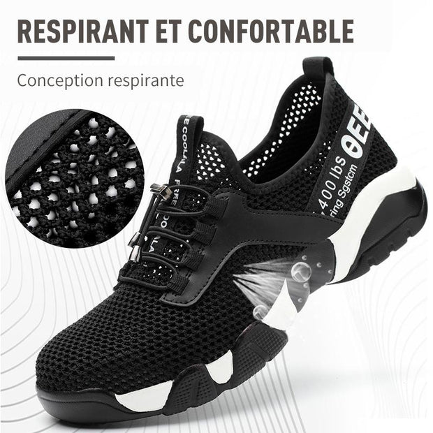 Fizzhiss Chaussures de sécurité légères et indestructibles