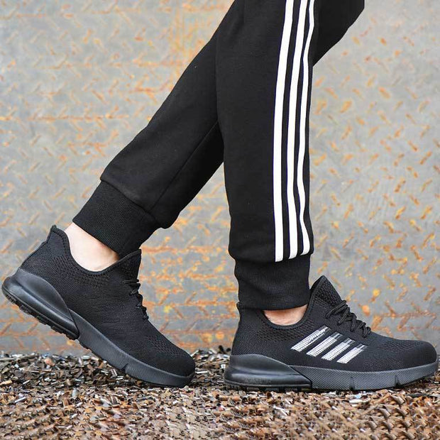 Fizzhiss Chaussures de sécurité légères et respirantes, à la mode hiver, résistantes à l'usure