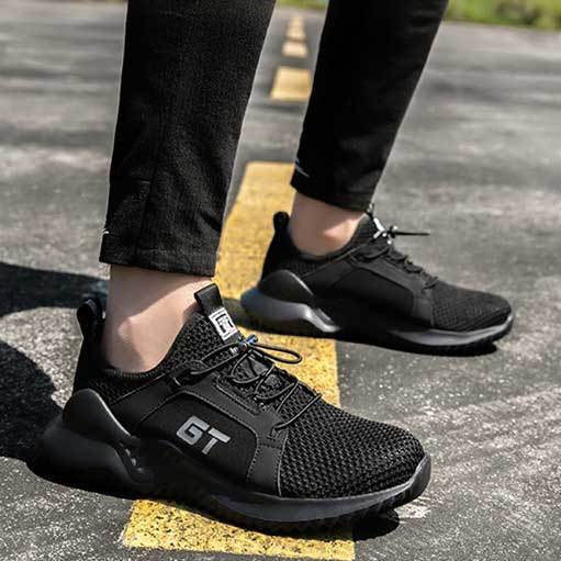 Fizzhiss Nouvelles chaussures de sécurité anti-crevaison pour hommes quatre saisons