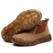 Fizzhiss  Chaussures de sécurité basses antidérapantes en cuir suédé résistant aux éclaboussures