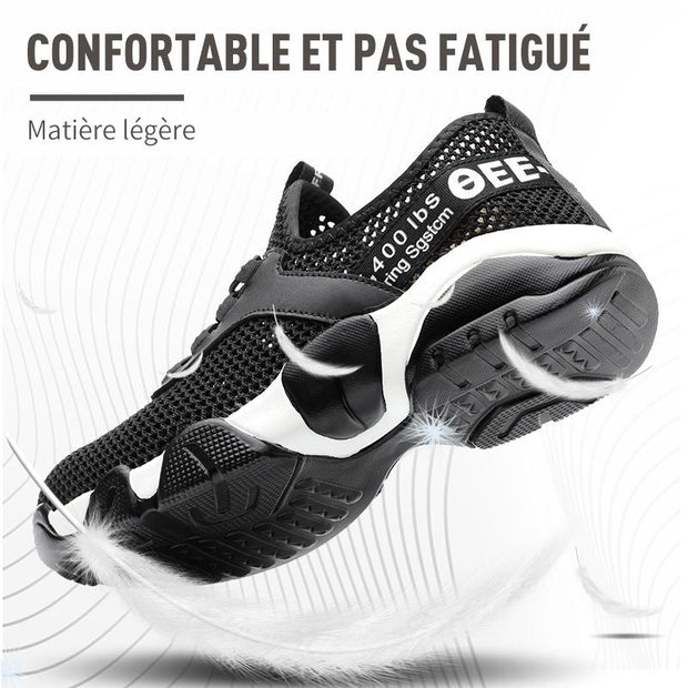 Fizzhiss Chaussures de sécurité légères et indestructibles