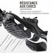 Fizzhiss Chaussures de sécurité légères et indestructibles