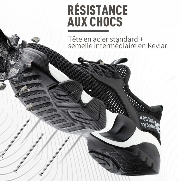 Fizzhiss Chaussures de sécurité légères et indestructibles