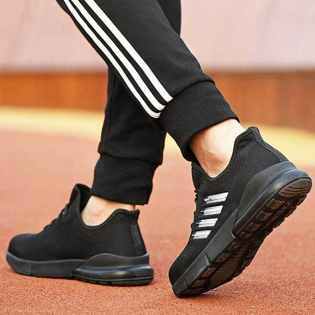 Fizzhiss Chaussures de sécurité légères et respirantes, à la mode hiver, résistantes à l'usure