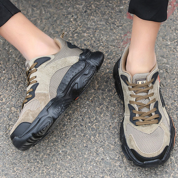 Fizzhiss Chaussures de travail de sécurité respirantes quatre saisons anti-smash et anti-coup