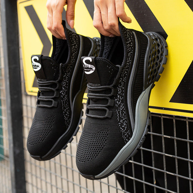 Fizzhiss   2021 nouvelles chaussures de sécurité respirantes, incassables et anti-perçage