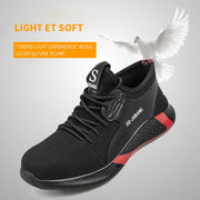Fizzhiss Chaussures de travail respirantes, increvables et increvables