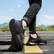 Fizzhiss Nouvelles chaussures de sécurité anti-crevaison pour hommes quatre saisons