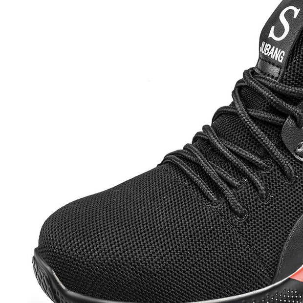Fizzhiss Chaussures de travail respirantes, increvables et increvables