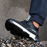 Fizzhiss  Chaussures de travail résistantes à l'usure, respirantes, anti-bris et anti-crevaison d'été