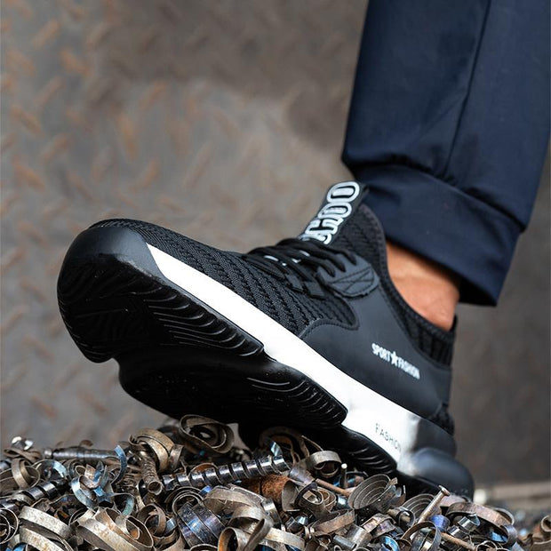 Fizzhiss  Chaussures de travail résistantes à l'usure, respirantes, anti-bris et anti-crevaison d'été